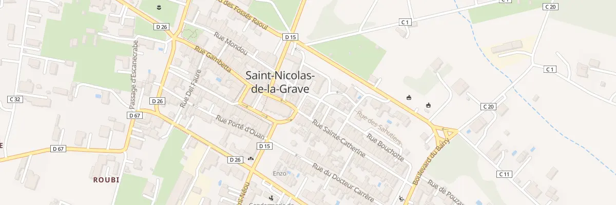 Plan du 8 Pl du Château à Saint-Nicolas-de-la-Grave