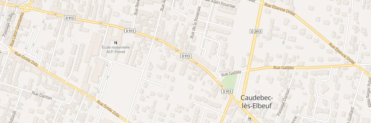 Plan du 107 Rue de la République à Caudebec-lès-Elbeuf