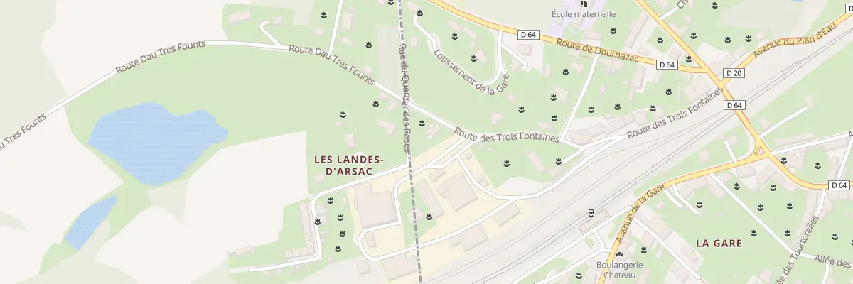 Plan du 11 Rte des 3 Fontaines à Bussière-Galant
