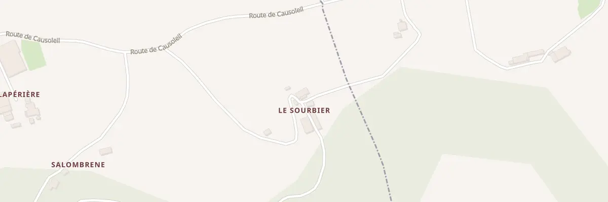 Plan du 5036 Sourbier à Fauroux