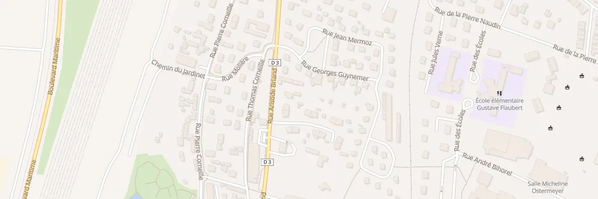 Plan du 915 Rue Aristide Briand à Petit-Couronne