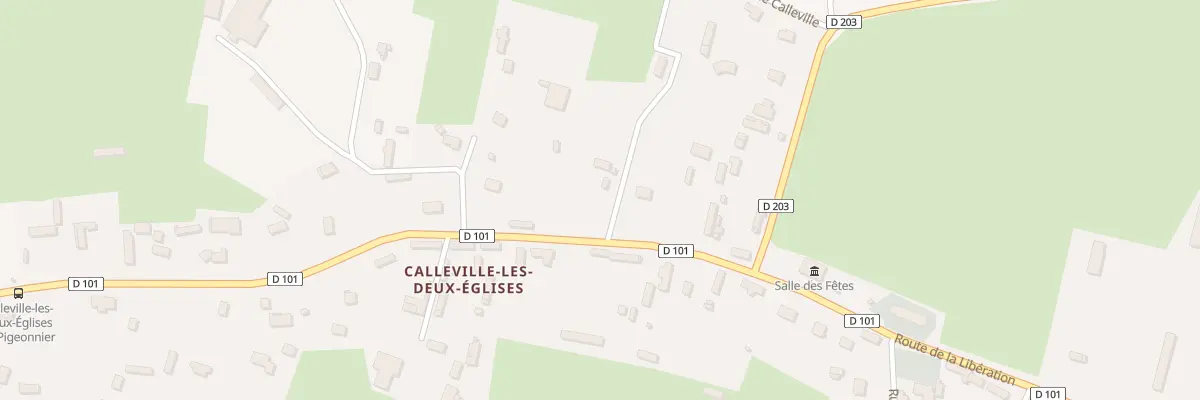 Plan du 251 Rte de la Republique à Calleville-les-Deux-Églises