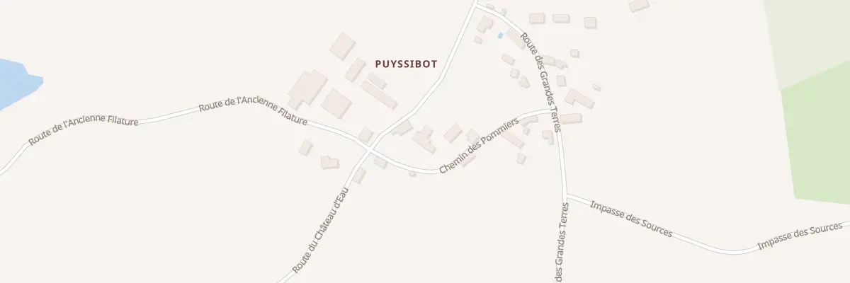 Plan du 223 Puissibot Nord à Saint-Priest-les-Fougères