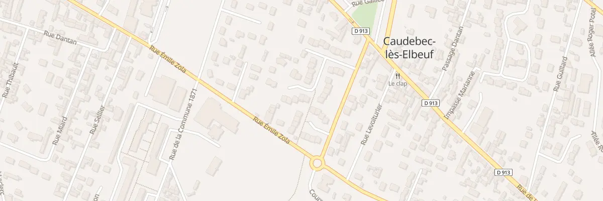 Plan du 14 Rue Eugène Pottier à Caudebec-lès-Elbeuf
