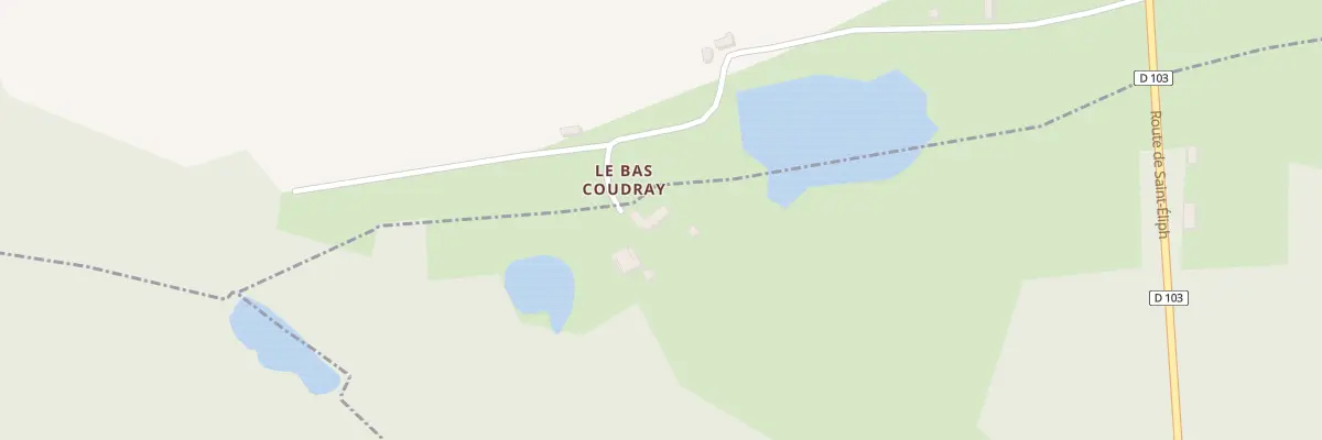 Plan du 30 Le Coudray à Montireau