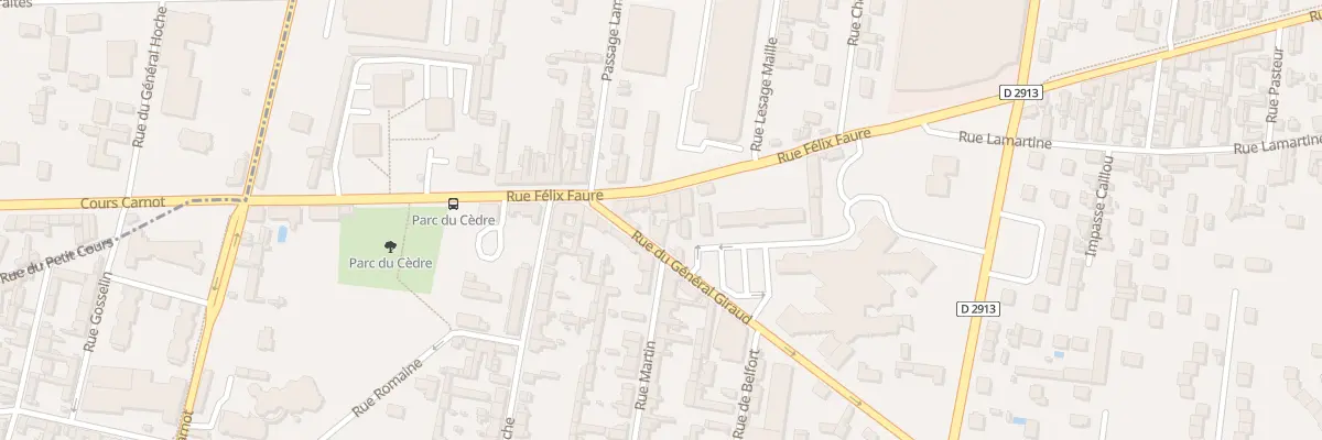 Plan du 1003 Rue Félix Faure à Caudebec-lès-Elbeuf