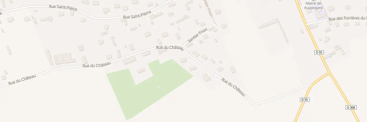 Plan du 345 Rue du Château à Auppegard