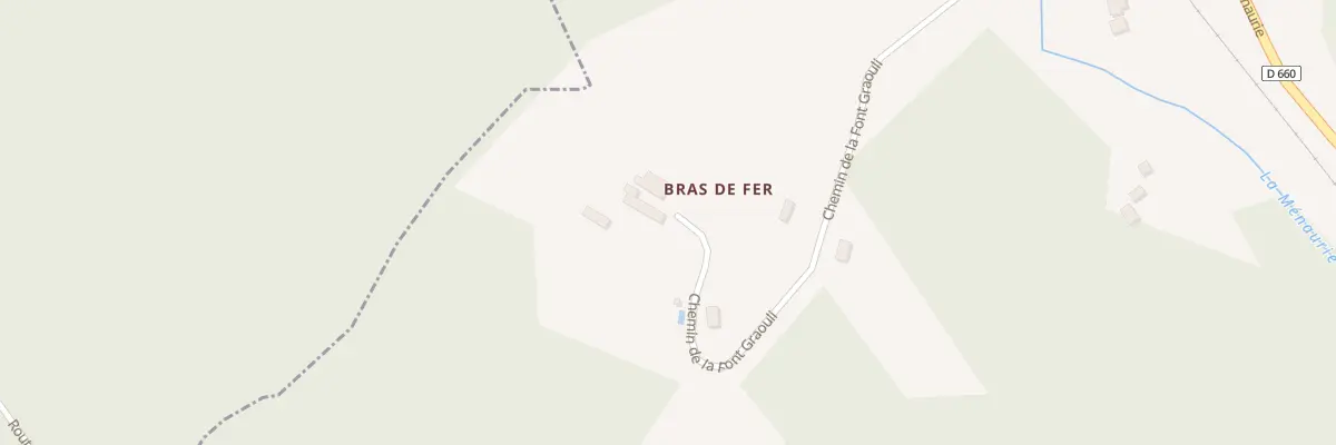 Plan du 695 Che de la Font Graouli à Saint-Cernin-de-l’Herm