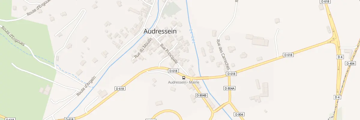 Plan du 10 Rue Principale à Audressein