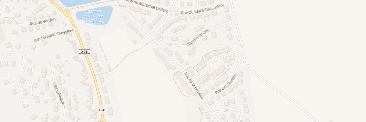 Plan du 9 Rue de la Bruyère à La Loupe