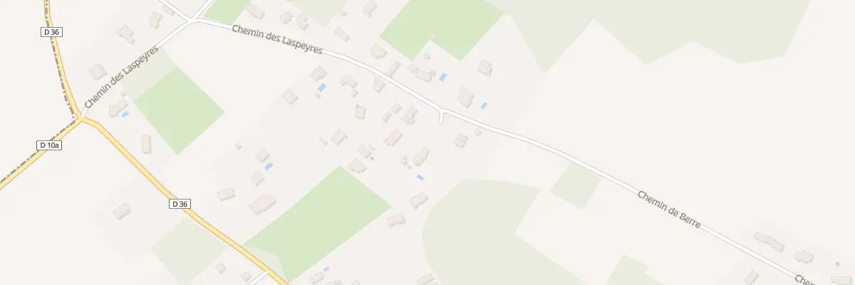 Plan du 552 Che des Laspeyres à Mondavezan