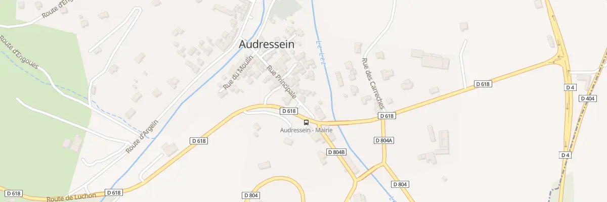 Plan du 14 Village à Audressein