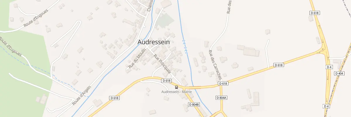 Plan du 24 Rue El Carre à Audressein