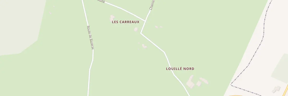 Plan du 5053 Louillé Sud à Thézac