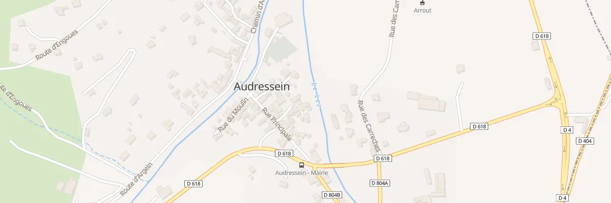 Plan du 25A Rue El Carre à Audressein