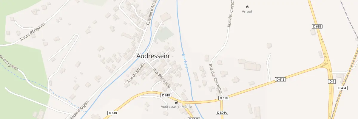 Plan du 21 Rue El Carre à Audressein