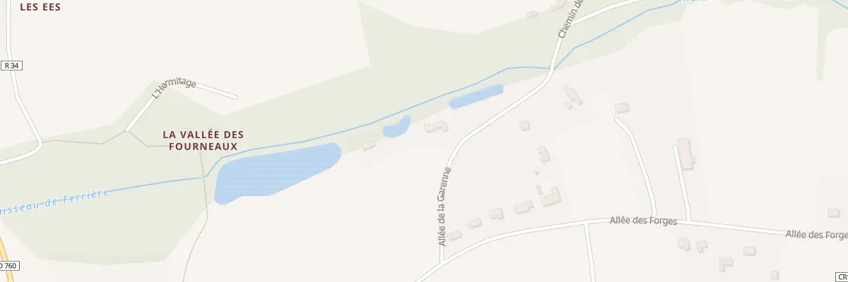 Plan du 7 All de la Garenne à Ferrière-sur-Beaulieu