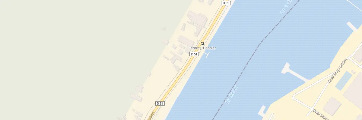 Plan du 50 Quai Gustave Flaubert à Canteleu