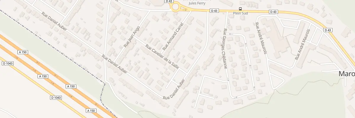 Plan du 6 Rue Cavelier de la Salle à Maromme