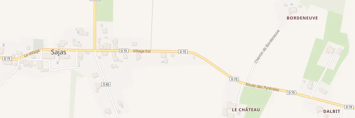 Plan du 195 Le Village Est à Sajas