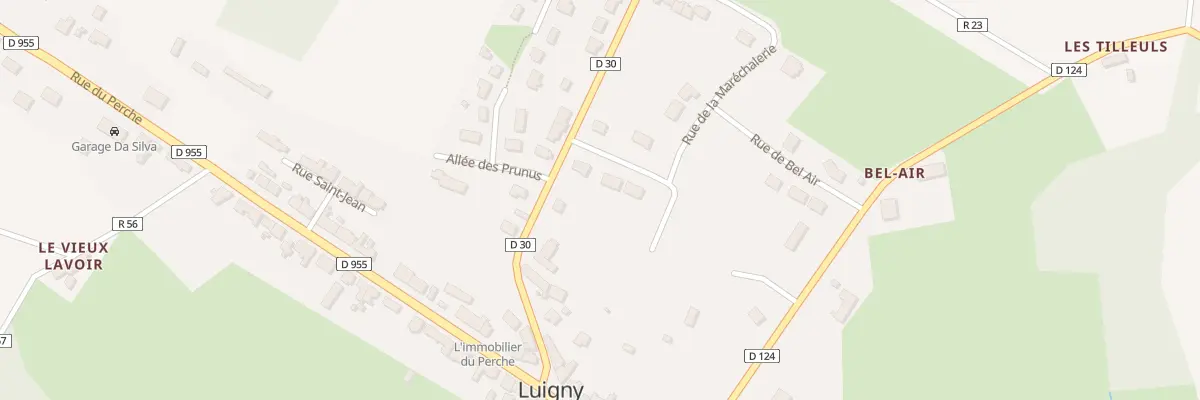 Plan du 4 Rue de la Maréchalerie à Luigny