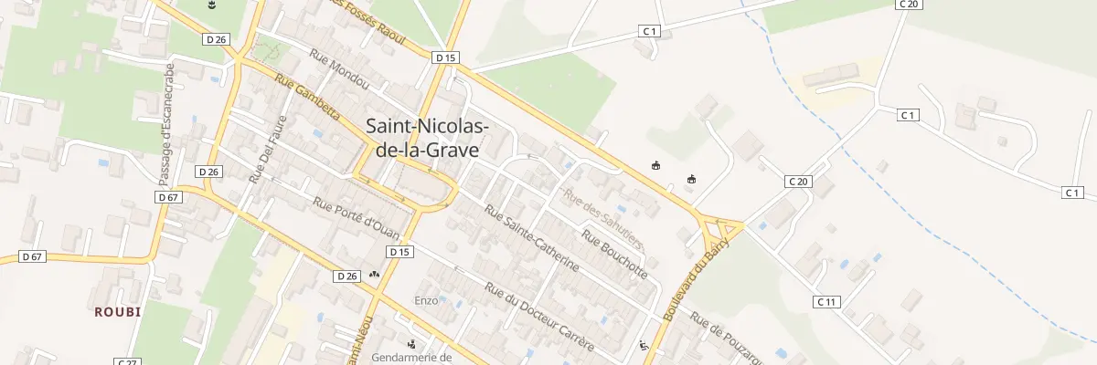 Plan du 3 Rue de la Calle à Saint-Nicolas-de-la-Grave