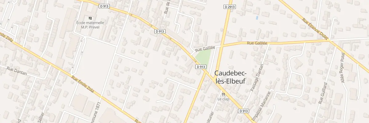 Plan du 95 Rue de la République à Caudebec-lès-Elbeuf