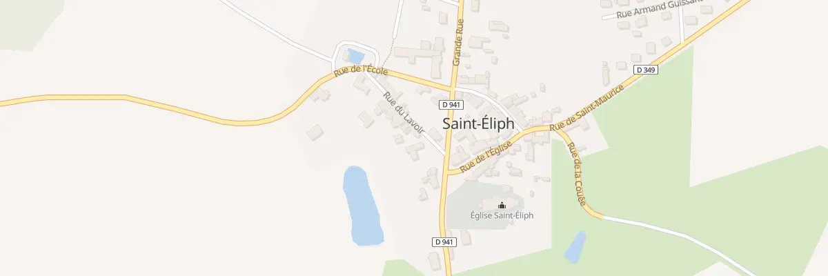 Plan du 3 Rue du Lavoir à Saint-Éliph