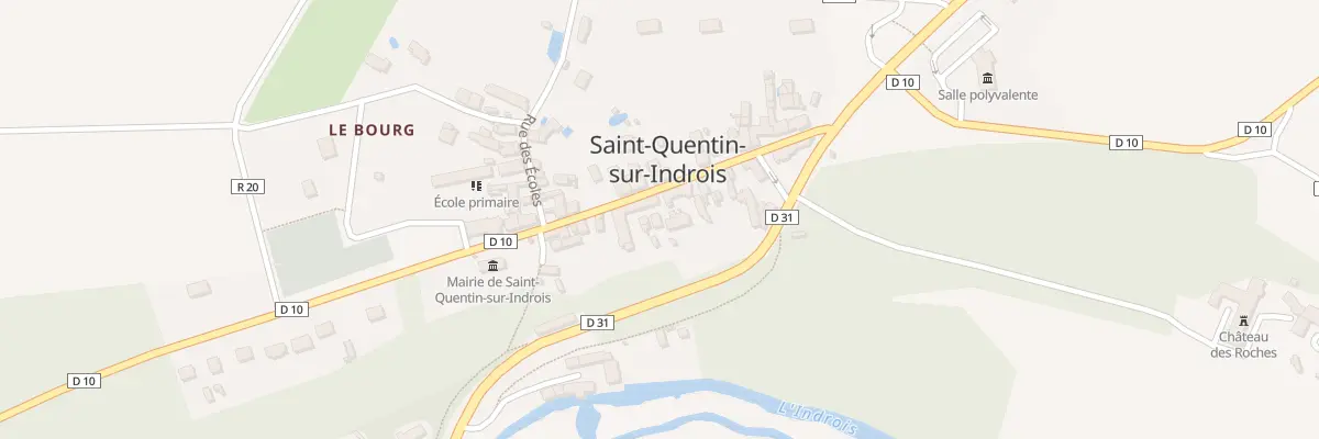 Plan du 12 Rue de l’Eglise à Saint-Quentin-sur-Indrois