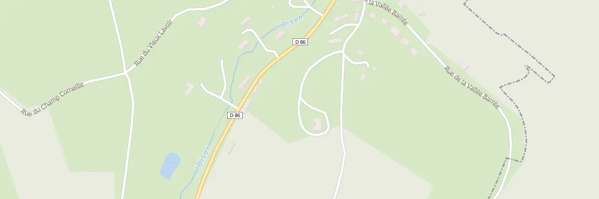 Plan du 90 Rue du Puits Castel à Saint-Cyr-la-Campagne