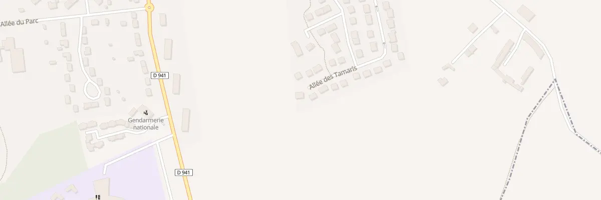 Plan du 11 All des Tamaris à La Loupe