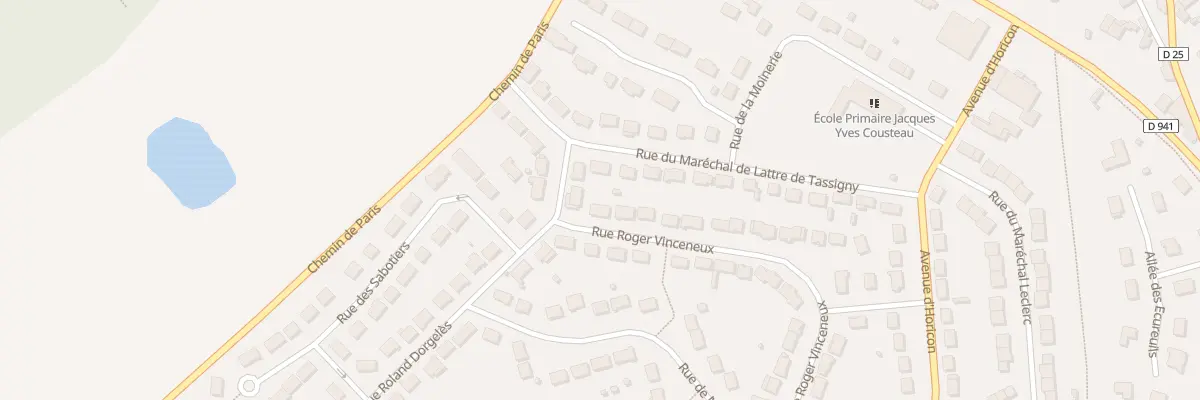 Plan du 1 Rue Roger Vinceneux à Senonches