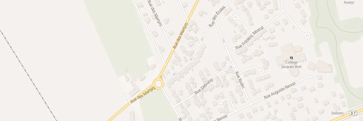 Plan du 71 Rue des Ecoles à Cléon