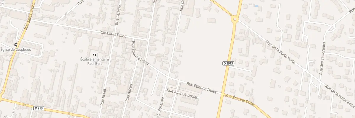 Plan du 11 Rue de Belfort à Caudebec-lès-Elbeuf