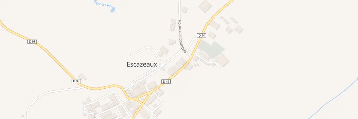 Plan du 5023 Escazeaux à Escazeaux