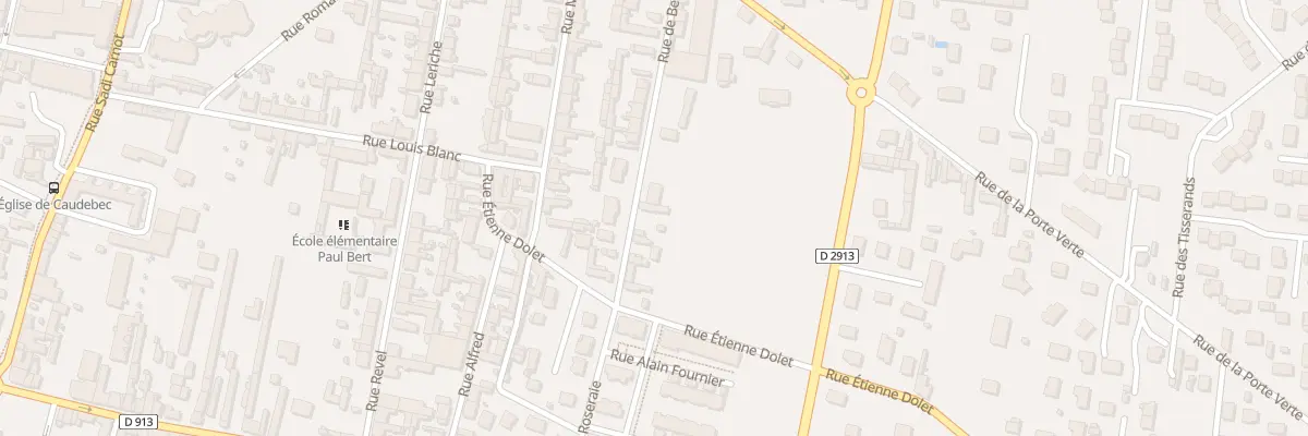 Plan du 9 Rue de Belfort à Caudebec-lès-Elbeuf