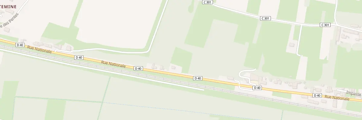 Plan du 94 Rue Nationale à Civray-de-Touraine