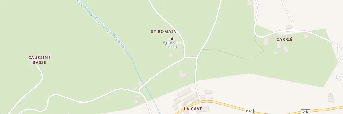 Plan du 5118 Saint Romain à Fauroux