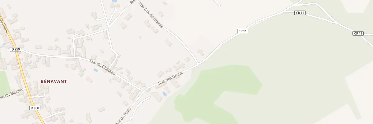 Plan du 9 Rue des Groux à Pouligny-Saint-Pierre