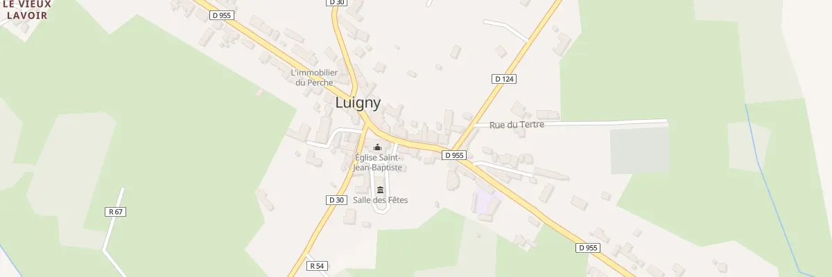 Plan du 9 Rue du Général Lebreton à Luigny
