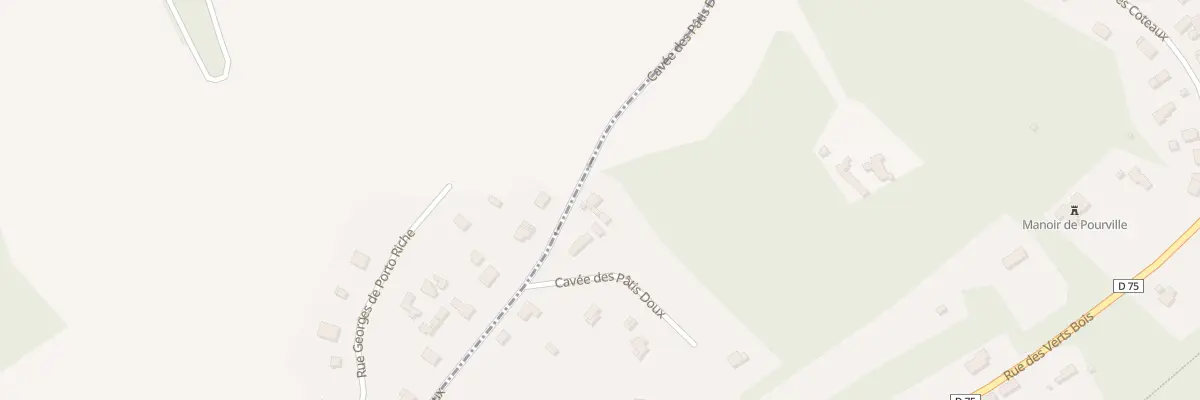 Plan du 635 Rue Cavee des Patis Doux à Hautot-sur-Mer