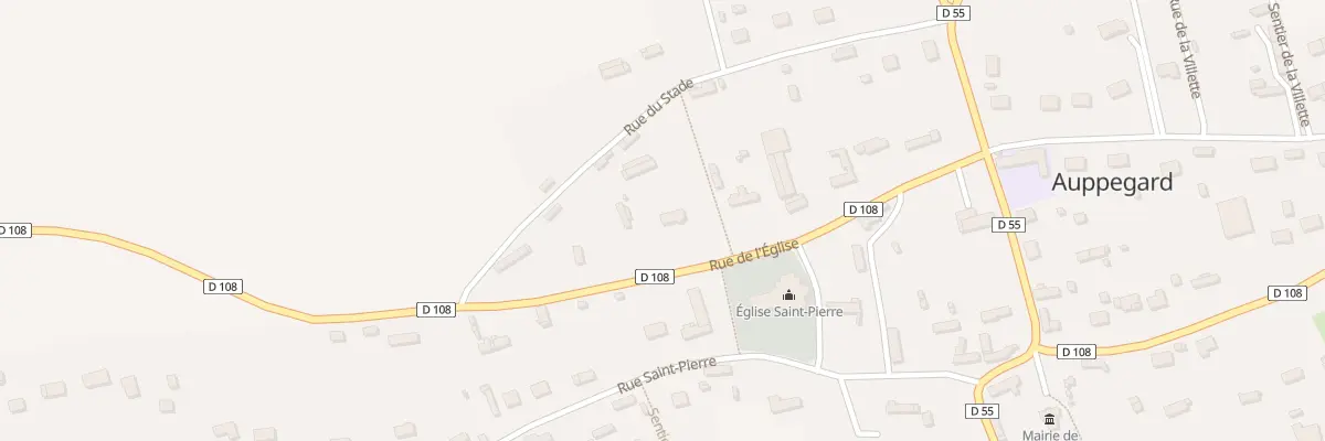 Plan du 216 Rue de l’Eglise à Auppegard