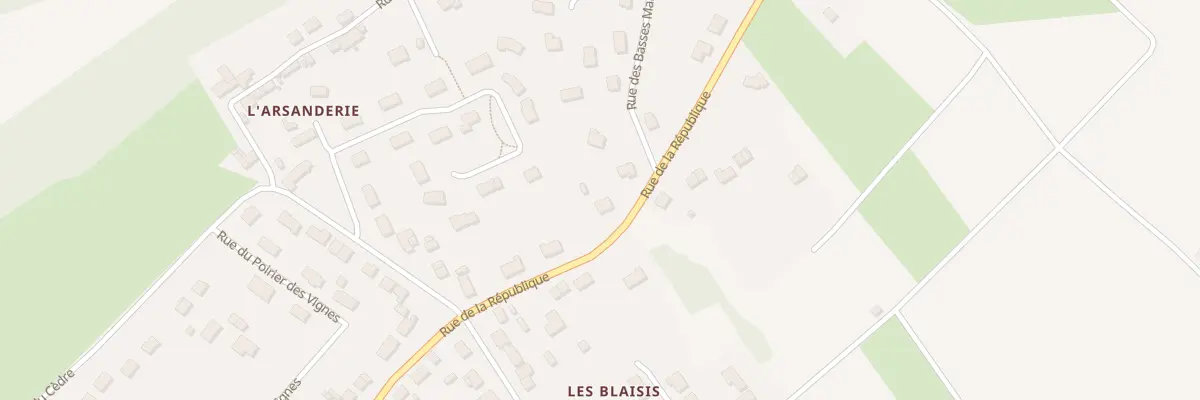 Plan du 44 Rue de la République à Chargé
