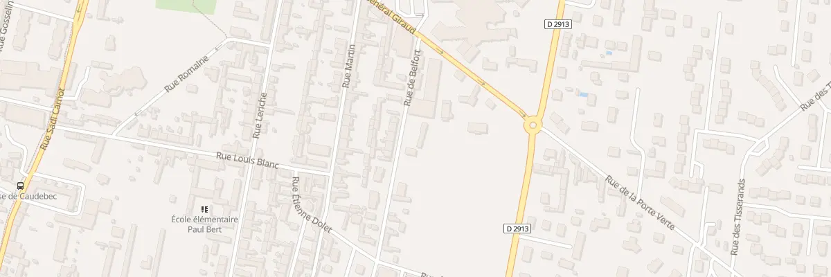 Plan du 1B Rue de Belfort à Caudebec-lès-Elbeuf