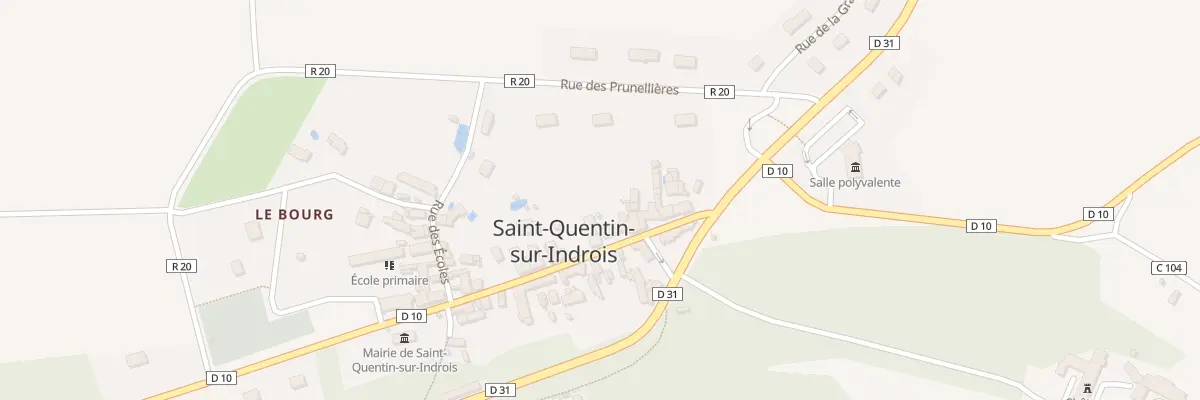 Plan du 11 Le Bourg à Saint-Quentin-sur-Indrois