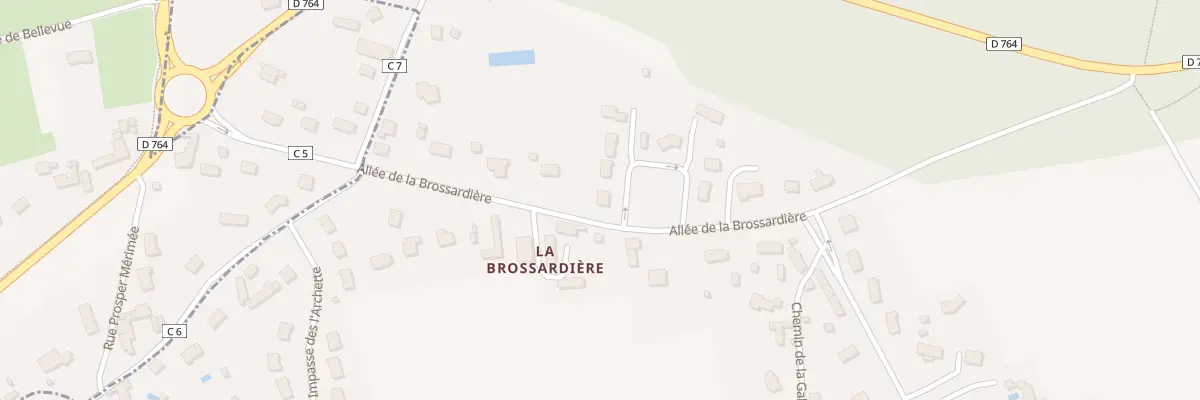 Plan du 1 Che des Fougeres à Ferrière-sur-Beaulieu