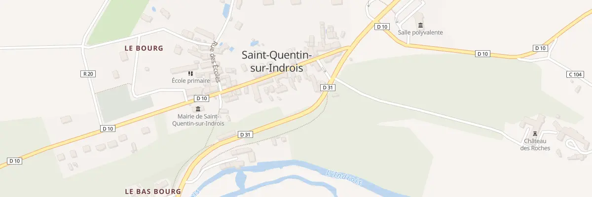 Plan du 14 Rue de l’Eglise à Saint-Quentin-sur-Indrois