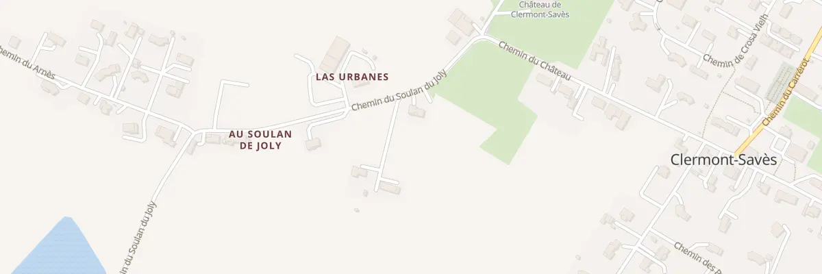 Plan du 100 Che du Soulan du Joly à Clermont-Savès