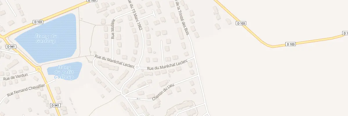 Plan du 9 Rue du Maréchal Leclerc à La Loupe