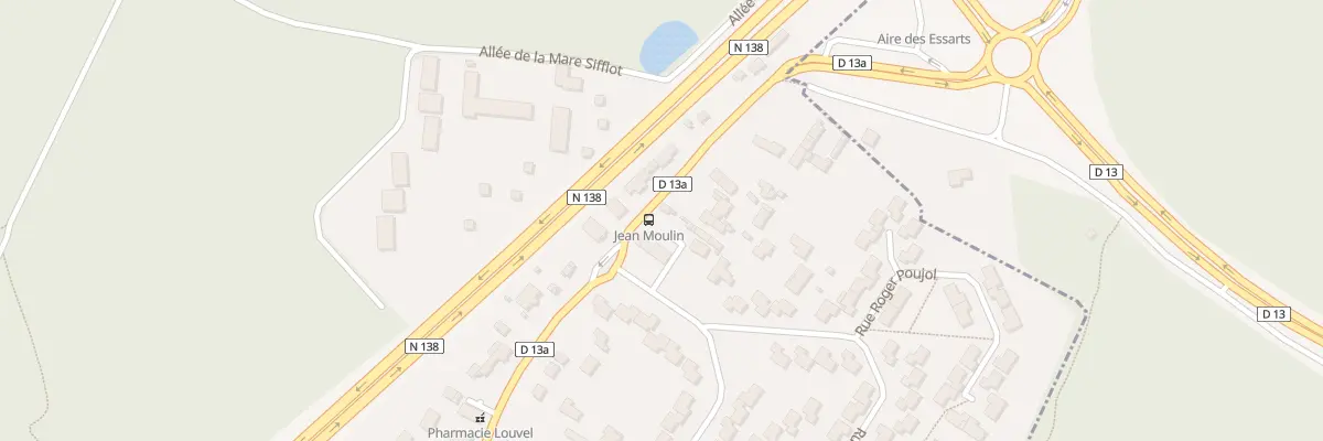 Plan du 9002 Rue Jean Moulin à Grand-Couronne